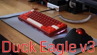 Duck Eagle v3 wStock TTC Gold Pinks Sound TestTyping Test [upl. by Naesal652]