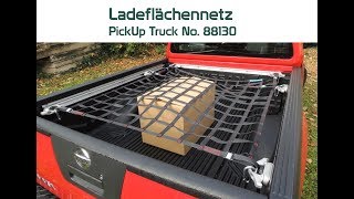 Montage Ladeflächennetz Frachtnetz PickUp Truck Dr THIEL® Cargo Net 88130 [upl. by Alhak]