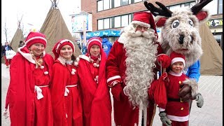 Babbo Natale amp medaglia dargento di RoPS squadra di calcio Rovaniemi Finlandia Santa Claus Laponia [upl. by Dibb]