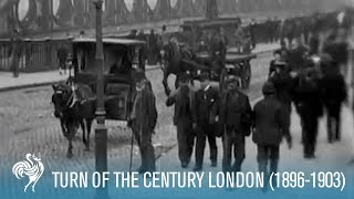 Early English Traffic Turn of the Century London 18961903  British Pathé [upl. by Patrich]