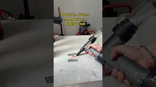 Lightweight pneumatic riveting tool 112kg Rivet gun Rivets 2440 rivetsair riveter [upl. by Aizti975]