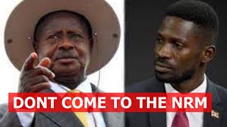 MUSEVENI ready to block BOBI WINE from NRM [upl. by Znieh]