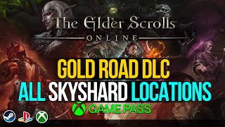 The Elder Scrolls Online Gold Road DLC  All Skyshard Locations  West Weald [upl. by Marella]