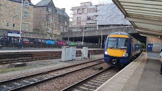 A Northern Class 170 Arrives At Harrogate Railway Station [upl. by Aduh138]