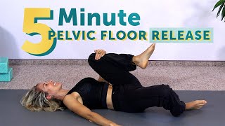 5 Minute Pelvic Floor Release  Relax Pelvic Tension FAST [upl. by Resneps589]