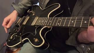 Hagstrom Viking Guitar Reissue 6 BLACK ReNecked wWaterslide Baritone Rubber Bridge Conversion [upl. by Lorne]