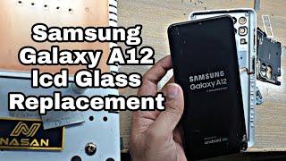 Samsung Galaxy A12 LCDScreen Glass Replacement  Full Guide [upl. by Rebmetpes]