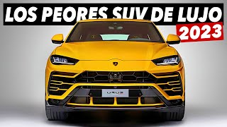 Los 7 PEORES SUV de lujo para 2023 que NUNCA deberías comprar [upl. by Felisha654]