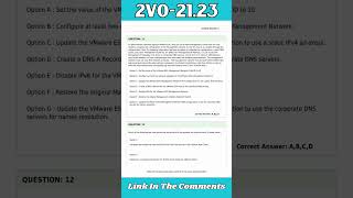 2V02123  VMware vSphere 8x Professional VCPDCV 2024 Exam Dumps PDF [upl. by Ailak]