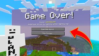 I Died In Minecraft Hardcore Kinda [upl. by Atnuahsal]