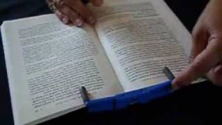 Book Holders  Turning Pages is Easy  Flipklip Book Holder [upl. by Longfellow]