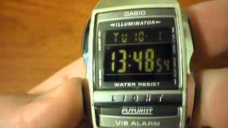 RELOJ CASIO FUTURIST MOD A220 MODULO 1922 ALARMA VIBRATORIA [upl. by Aleak]