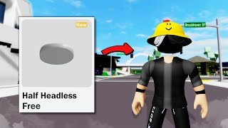 NEW Cara Mendapatkan FAKE HEADLESS Di Brookhaven  Roblox [upl. by Eciral]