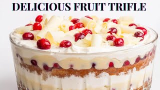 Easy Trifle Recipe  How to Make Easy Trifle  aroojkitchen986 [upl. by Eiramacissej545]