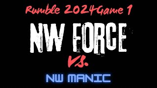 NW Force vs Manic  Rumble Game 1 [upl. by Mireille]