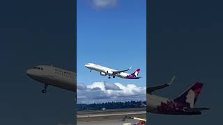 Hawaiian airlines a321neo to Kahului HI 61824 [upl. by Yram]