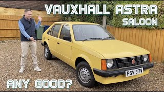 Mk1 Vauxhall Astra Saloon Review and Drive Opel Kadett D [upl. by Ollehto]