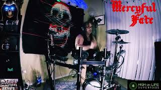 MERCYFUL FATE  DEATH KISS DRUM COVER 2024 BY MAX DRUMMER DEE drumcover mercyfulfate blackmetal [upl. by Penelopa]