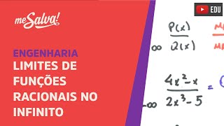 Me Salva LIM12  Limites de funções racionais no infinito  caso 2 [upl. by Gabrielson]