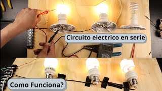 Circuito Electrico En Serie Como Funciona [upl. by Iphagenia]