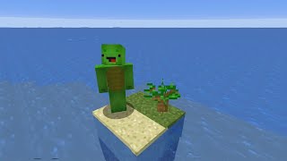 Surviving On Deserted Island in Minecraft [upl. by Eselrahc693]