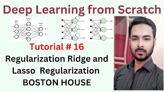 Tutorial 16 Regularization Ridge and Lasso Regression using Python  Regularization BOSTON HOUSE [upl. by Dory]