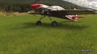 RC FLIGHT THE LAST FLIGHT FMS SBACH 342 1400mm ACRO PLANE [upl. by Odnalref98]