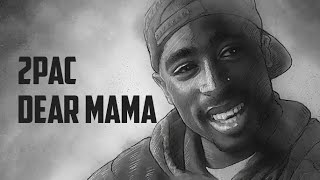 2Pac Dear Mama Lyrics oldschool hiphop lyrics [upl. by Anpas]