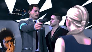 UH OH IS CONNOR A DEVIANT NOW  Detroit Become Human Part 8 [upl. by Ynnor155]