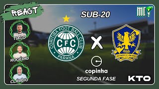 REACT  MINI PÓSJOGO COPINHA  CORITIBA X RETRÔ FC  SEGUNDA FASE [upl. by Rim191]