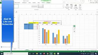 How to make bar graph byexcel tutorial Amharic ኤክሴልን በመጠቀም ብዛት ያላቸውን ዳታዎች በ አንድ ግራፍ ላይ ማስቀመጥ [upl. by Nomaid]