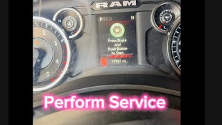 Ram 2500 Perform Service Light Reset [upl. by Kimber]