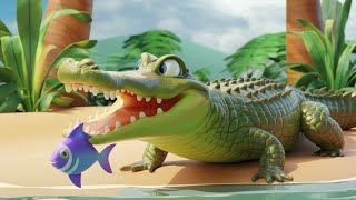 Crocodile Island  Halloween SongHide and Seek  BigFoot  crocodileisland  Tiny Tunes Animations [upl. by Leizo]