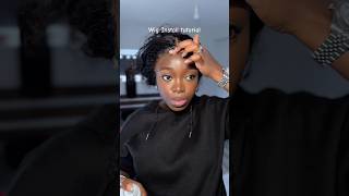 Install this water wave wig with me wiginstall wigs wigtutorial waterwavewig wigstyling wig [upl. by Benedicto]