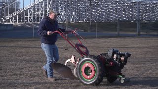 Garden Tractor With Only Two Wheels Its Stand Out 1956 David Bradley WalkBehind Tractor [upl. by Norrag]