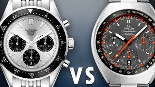 OMEGA SPEEDMASTER vs TAG HEUER AUTAVIA MARK II RACING DIAL vs JACK HEUER [upl. by Angelique]