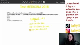 BatQuiz  Correzione test di Medicina 2018 [upl. by Eward292]