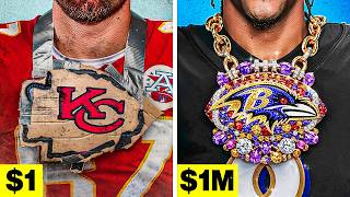 1 VS 1000000 Chains NFL Players Own [upl. by Fiorenze400]