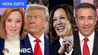 Countdown to the 2024 election Election eve  MSNBC Highlights [upl. by Adelaja]