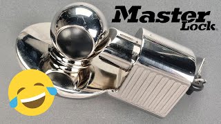 1356 A Master Lock I Should FEAR Model 377 Trailer Lock [upl. by Llydnek365]