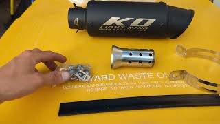 How To Install The Worst Sounding Aftermarket Exhaust Yamaha FZ6 [upl. by Yuhas563]