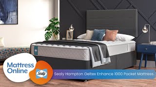 Sealy Hampton Geltex Enhance 1000 Pocket Mattress [upl. by Tioneb635]