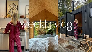 Weekly vlog New home updates cabin staycation amp a Christmas home haul [upl. by Everest]