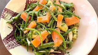 Salade Haricots Verts et Salicornes [upl. by Esinahs]