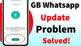 GB Whatsapp New Version Download Problem Solved  How to download GB Whatsap [upl. by Phil]