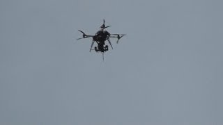 Red Bull Quadcopter at Ashbourne Shrovetide Football Tues 4th Mar 2014 [upl. by Konstantin]