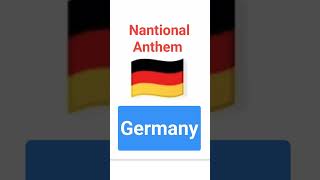 Germany Flag and National Anthem viralvideo shorts [upl. by Atnad]