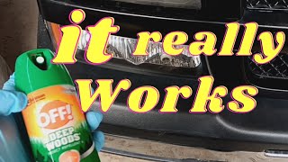 clean headlights with off bug spray [upl. by Badger343]