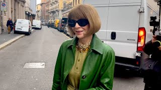 Anna Wintour Reacts When Told Shes A Fashion Icon [upl. by Enrobso23]