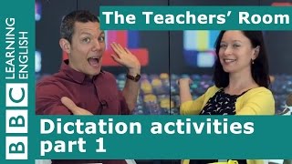 The Teachers Room Dictation activities part 1 [upl. by Refenej]